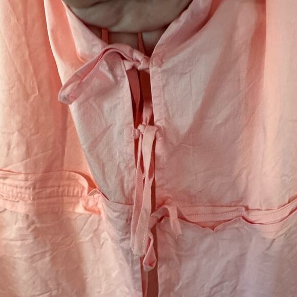 Strut‎ & Bolt Tie Front Sleeveless Blouse Preppy Flirty Lightweight Pink Size S - Picture 4 of 5